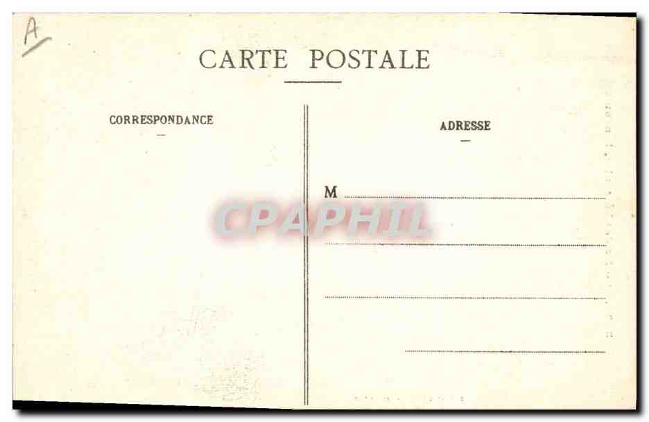 CPA Folklore Coiffe de Chateaulin Dineault  — Verso