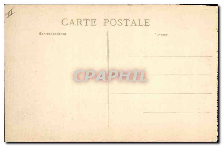 CPA Folklore Costume et coiffe de Quiberon  — Verso