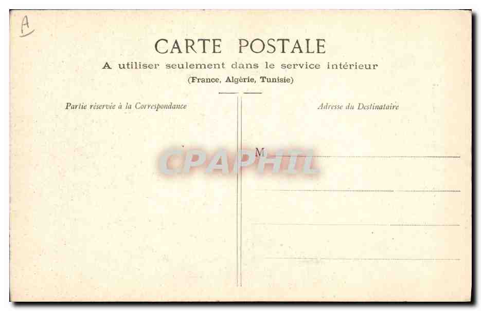 CPA Folklore Petit Breton de Rumengol  — Verso