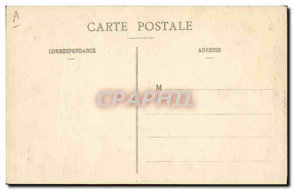 CPA Folklore Le Bourg de Batz Coiffe et costume  — Verso
