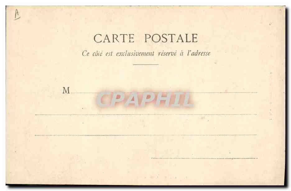 CPA Folklore Coiffure bretonne  — Verso