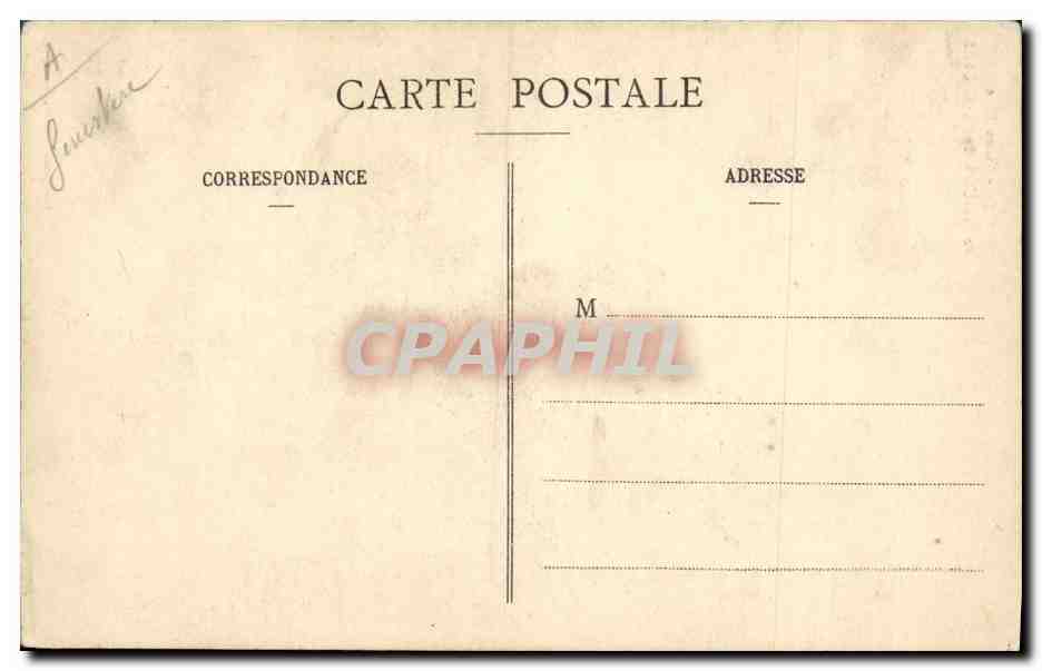 CPA Folklore Vieux type de Plougastel Daoulas  — Verso