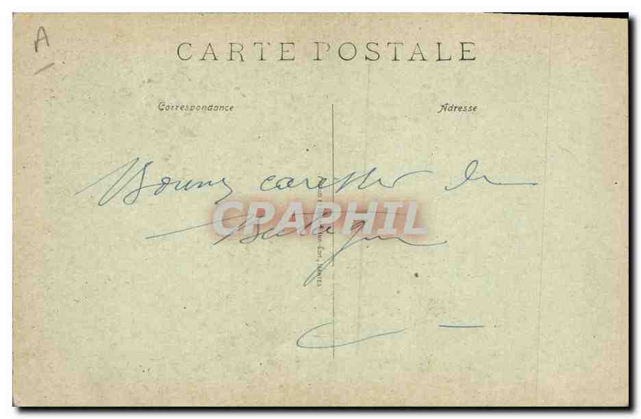CPA Folklore Coiffes de Lorient et de Quimperle Marin  — Verso