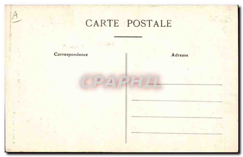 CPA Folklore Costume de Quimper  — Verso