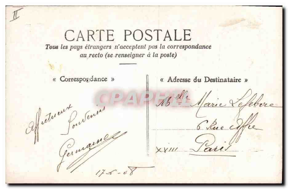 Nouvelle épouse, de tout cœur — souhaites du bonheur — R.PUBLIQUE FRANÇAISE, 5c — Reverso