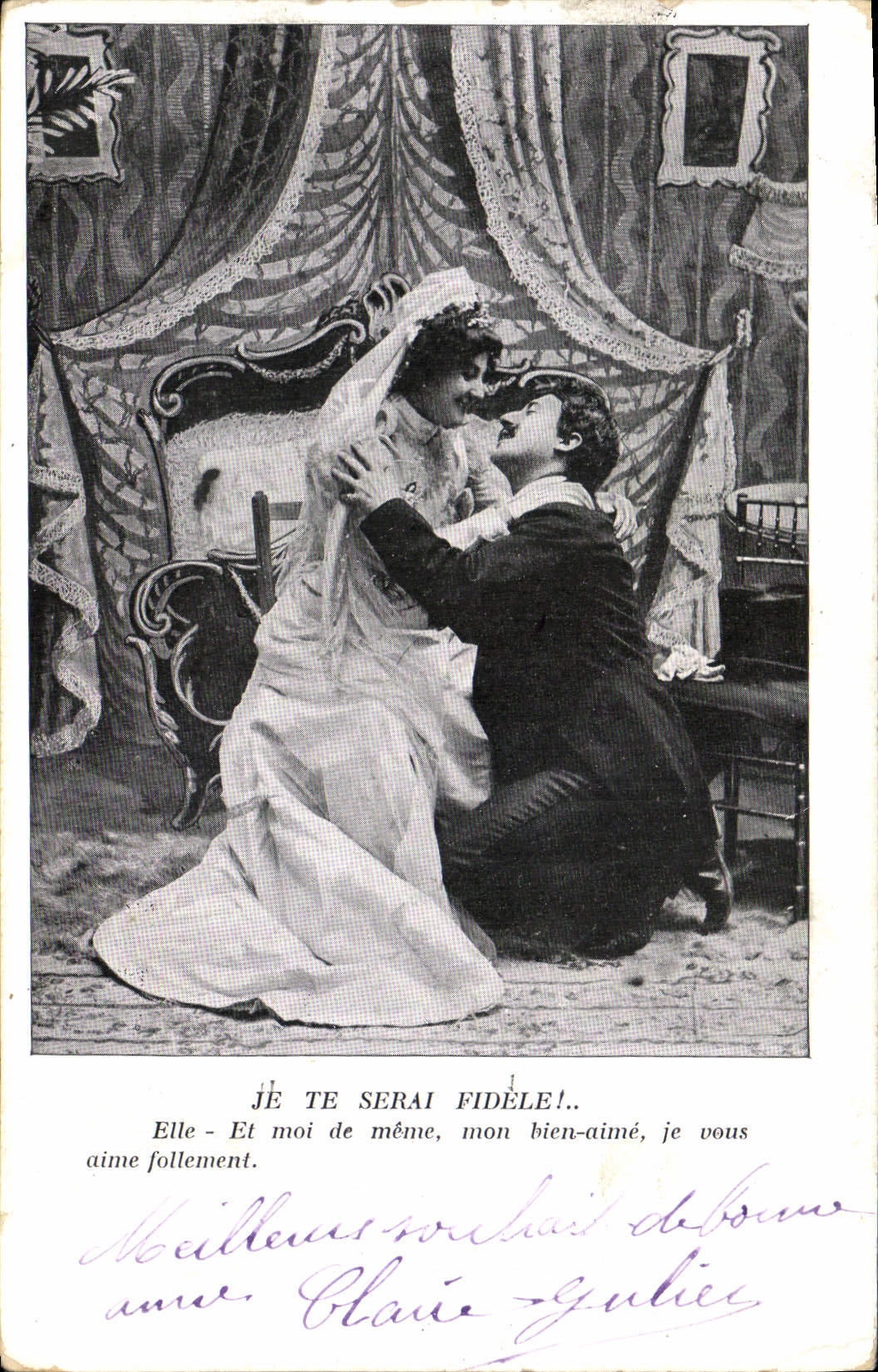 Je te serai fidèle! — scène amoureuse — éditeur non visible