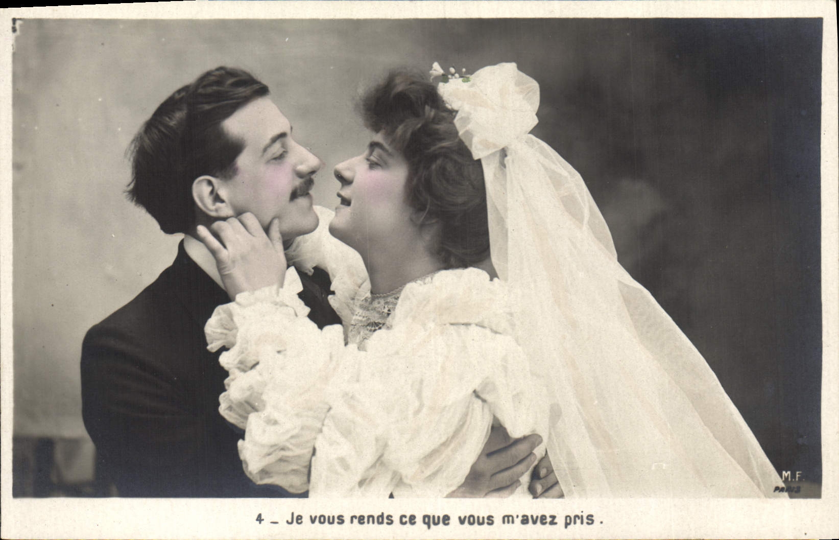 Je vous rends ce que vous m'avez pris — scène de mariage — M.F. Paris