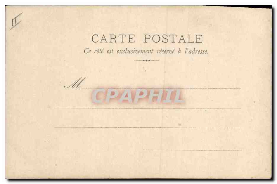 Couple en tenue de soirée — scène de théâtre — M.F. PARIS, n°3 — Rückseite