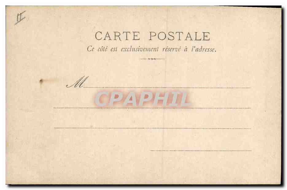 CPA Fantaisie Femme Mariage  — Verso