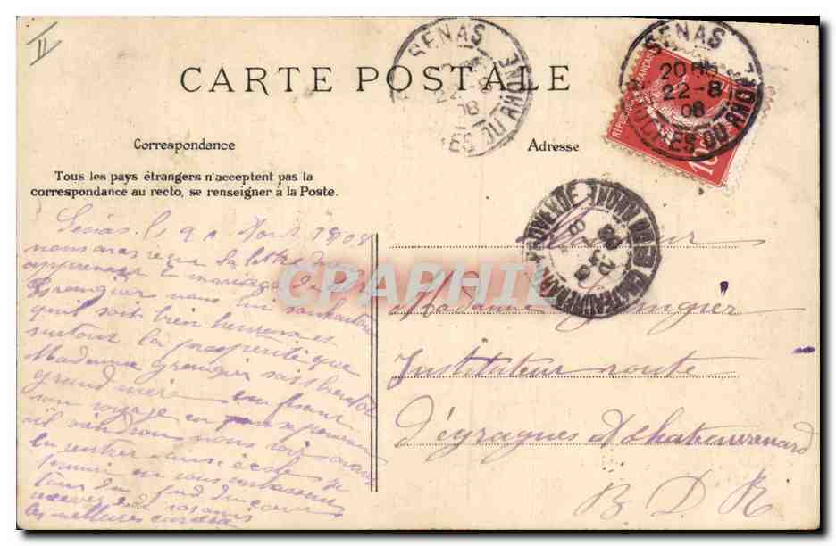 Nouveau mariage — E. L. D. — E. L. D. — Verso