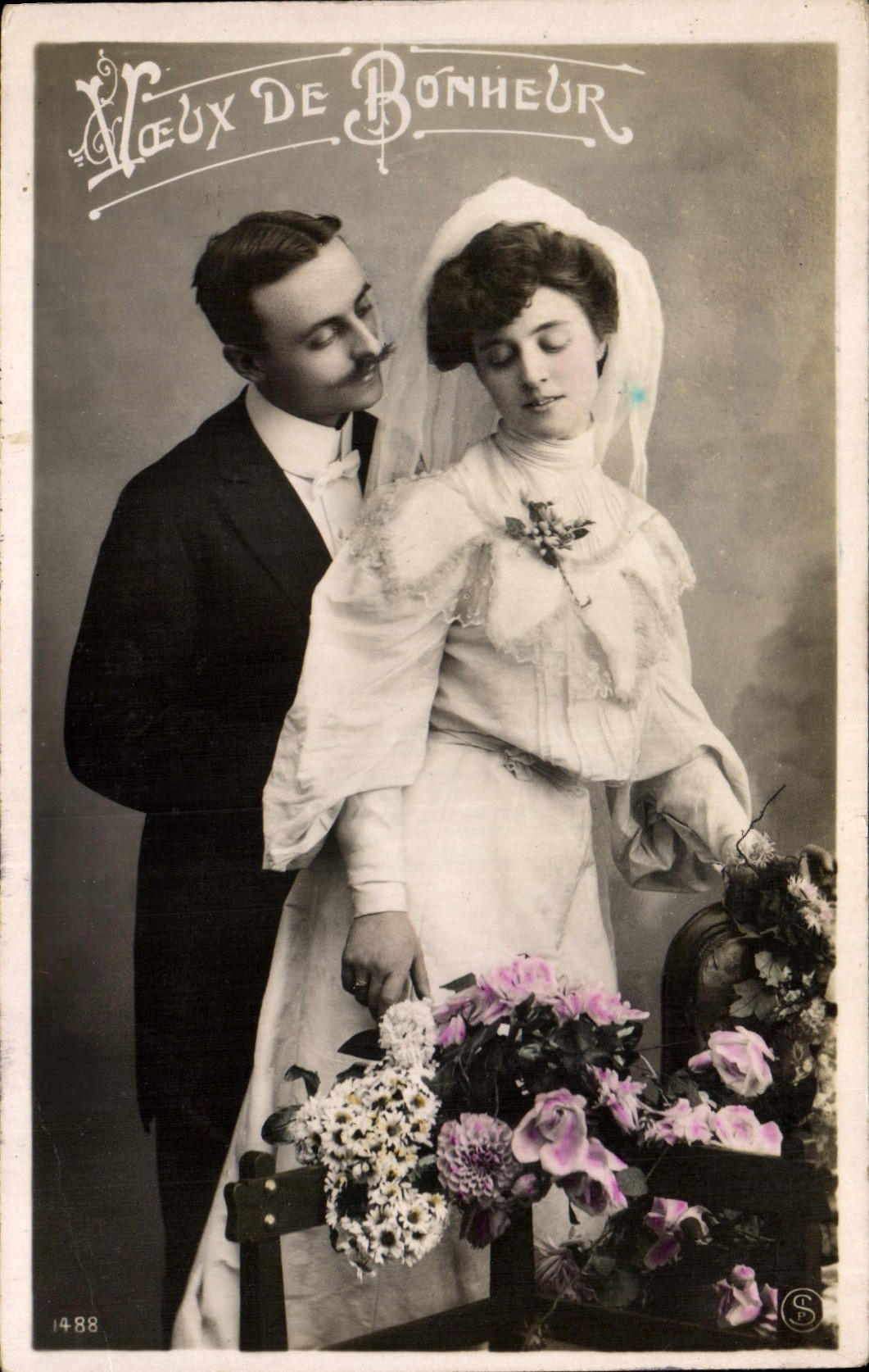 CPA Fantaisie Femme Mariage 