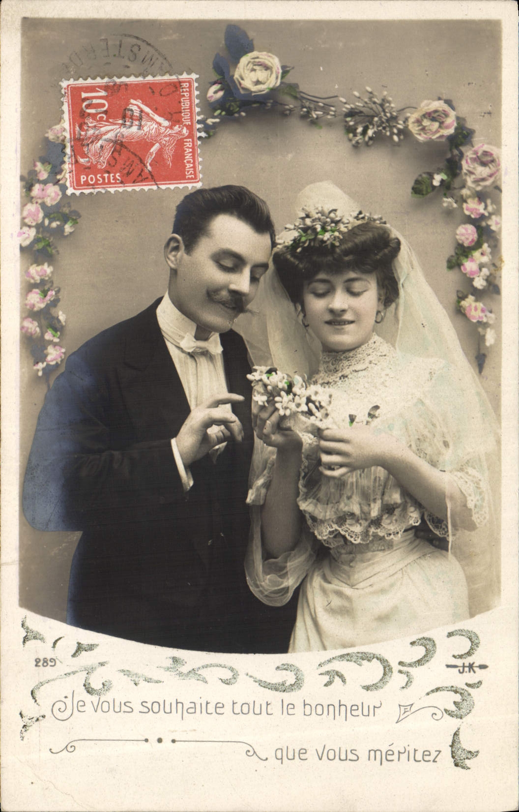 Nouveau couple — mariage — éditeur JK, n°289
