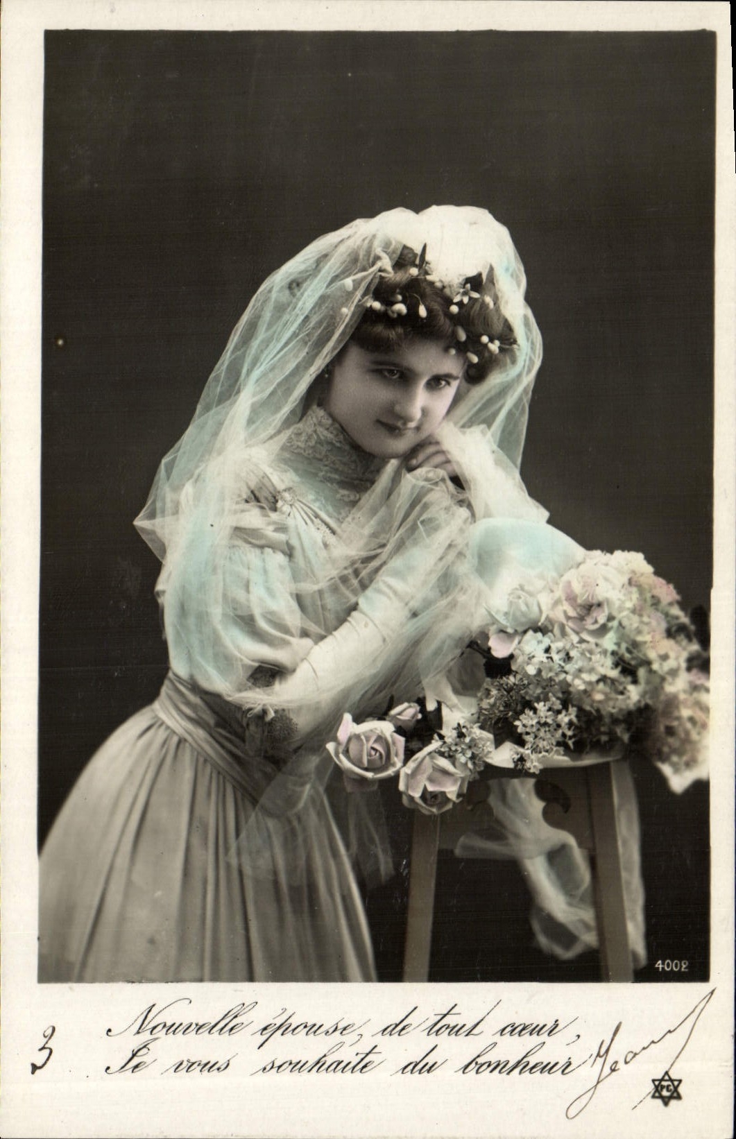 CPA Fantaisie Femme Mariage 