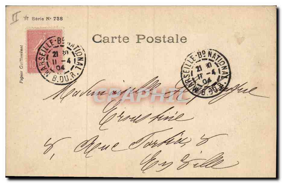 CPA Fantaisie Enfants Mariage  — Rückseite