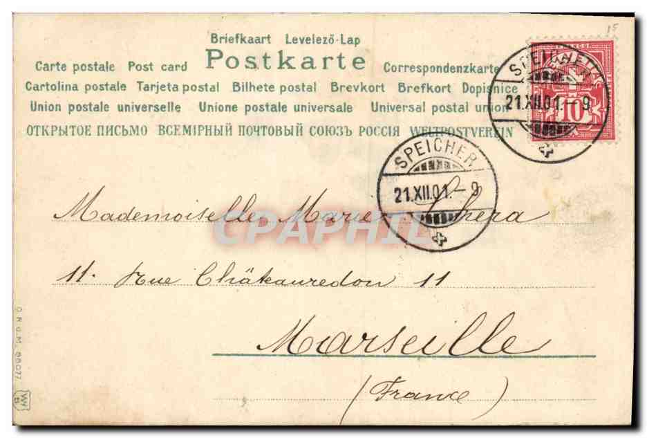 CPA Fantaisie Enfant  — Rückseite