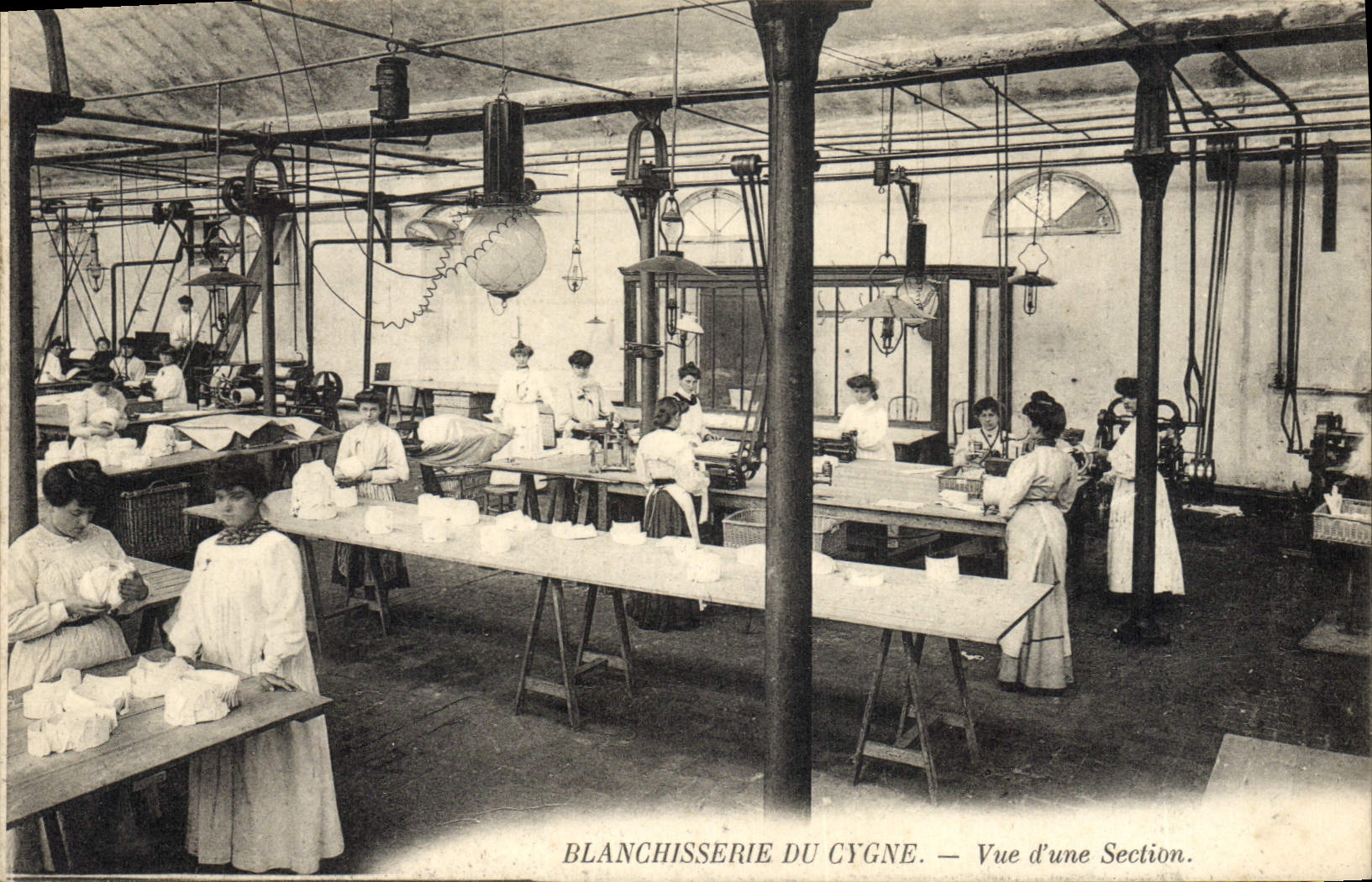 Blanchisserie du Cygne — Vue d'une Section.