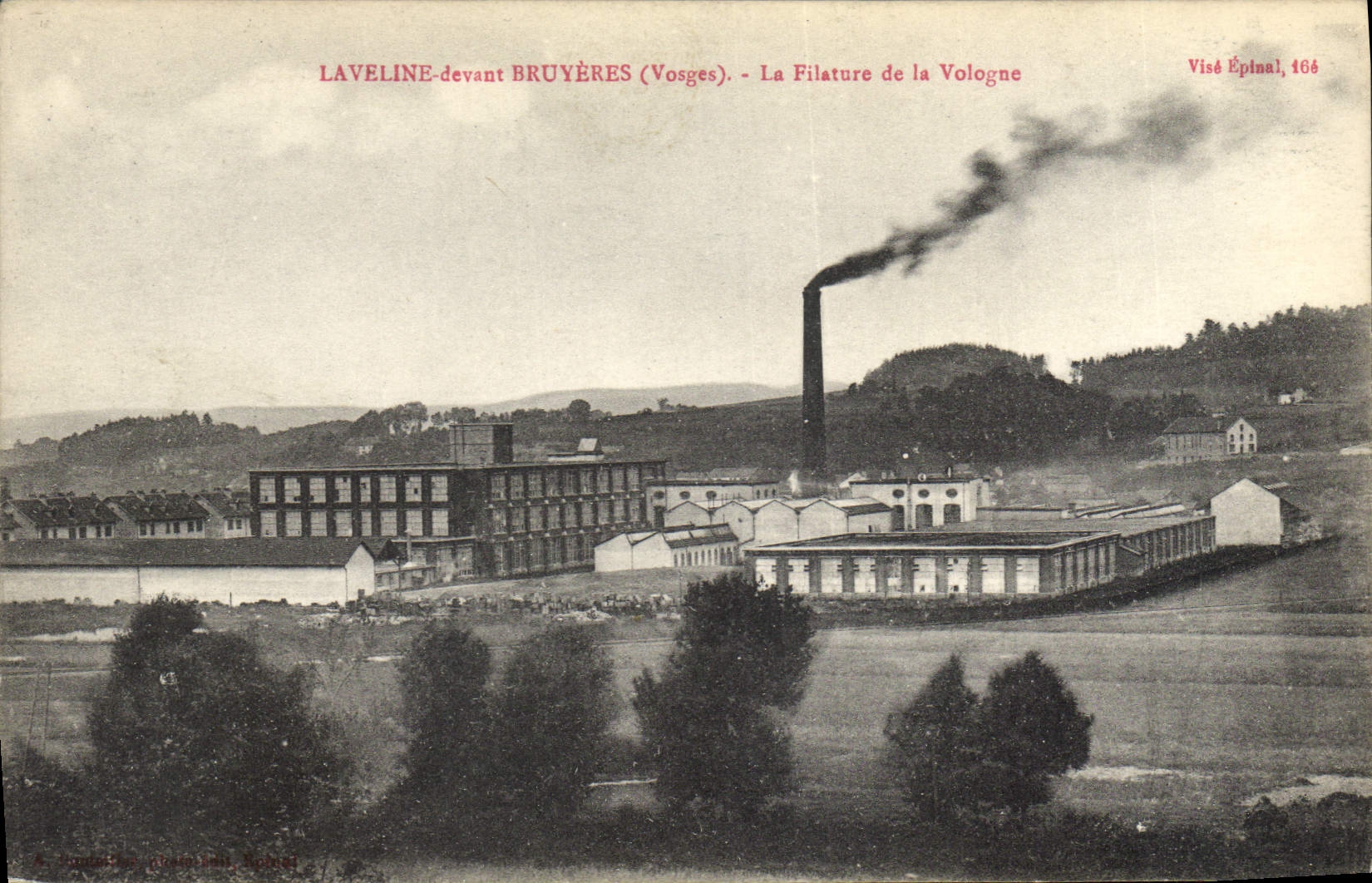 CPA Laveline devant Bruyeres Vosges La filature de la Vologne 