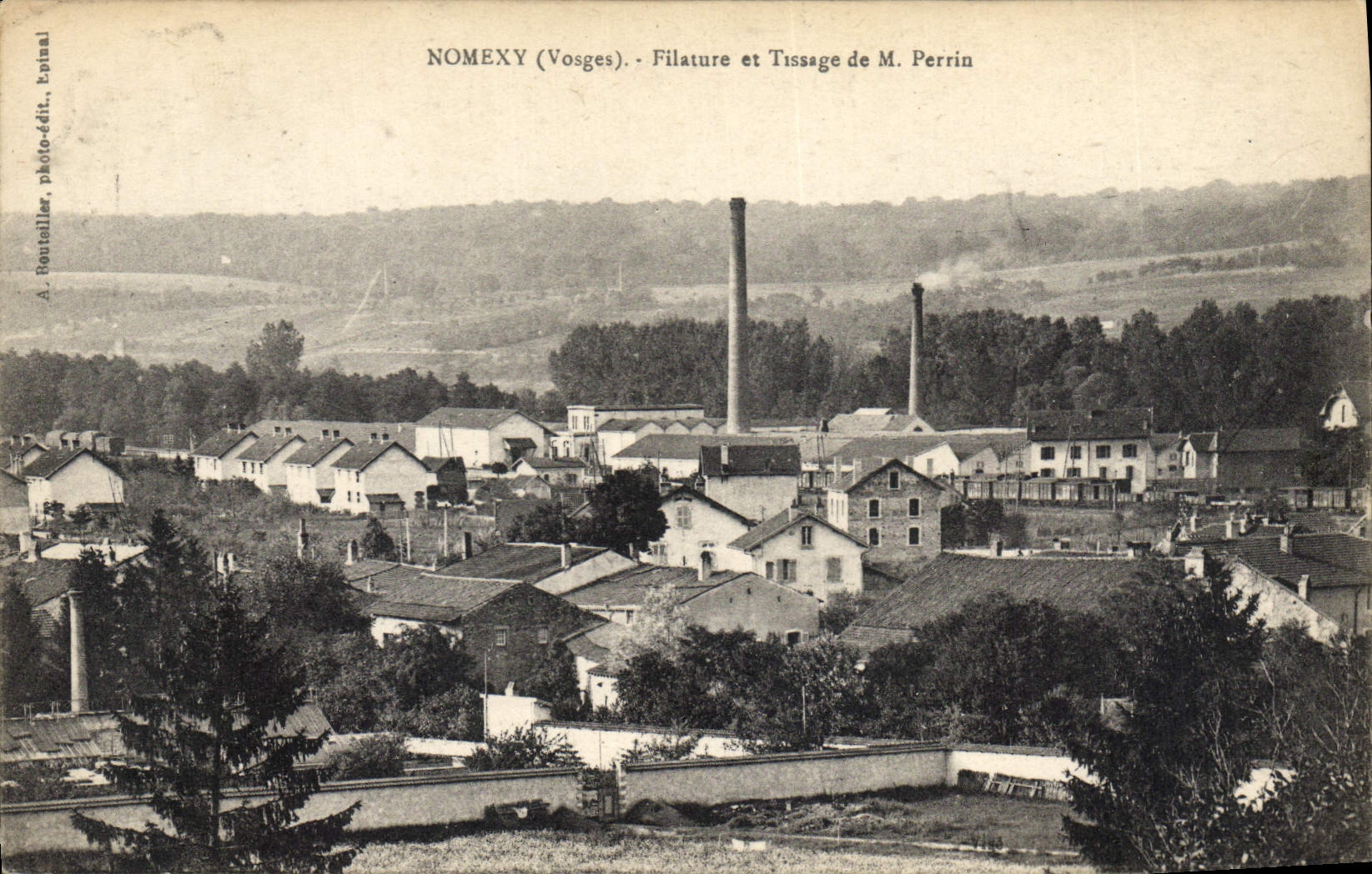 CPA Nomexy Filature et tissage de M Perrin 