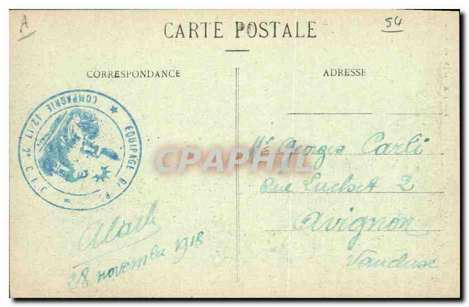 CPA Neuves Maisons La tricoterie  — Rückseite