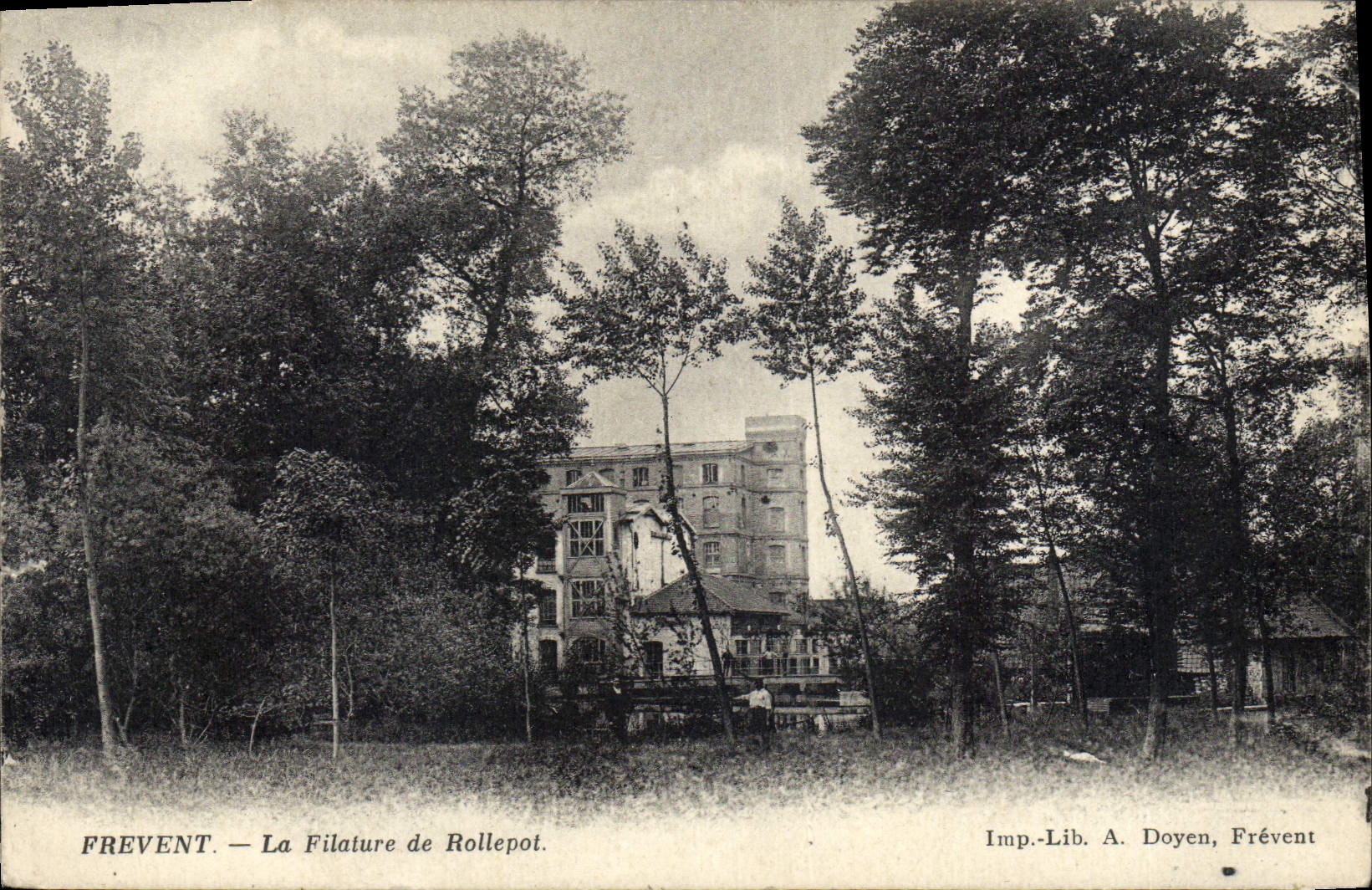 Frévent — La Filature de Rollepot — Imp. Lib. A. Doyen, Frévent