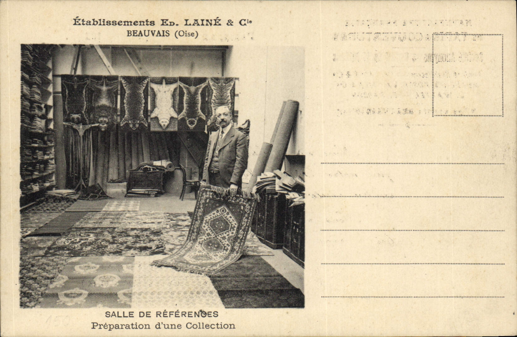 Établissements Ed. LAINÉ & Cie — Salle de références — Beauvais (Oise)