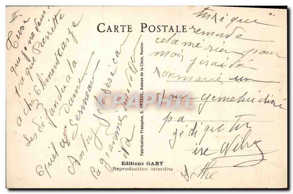 CPA Fantaisie Illustrateur Enfant Dis Papa Cerf Cornes  — Rückseite