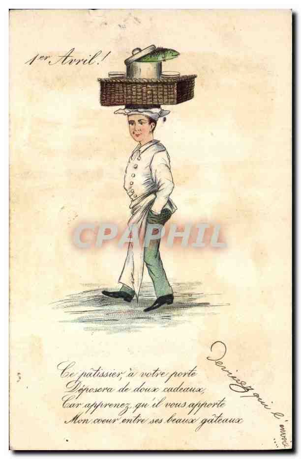 CPA Fantaisie Illustrateur Patissier 
