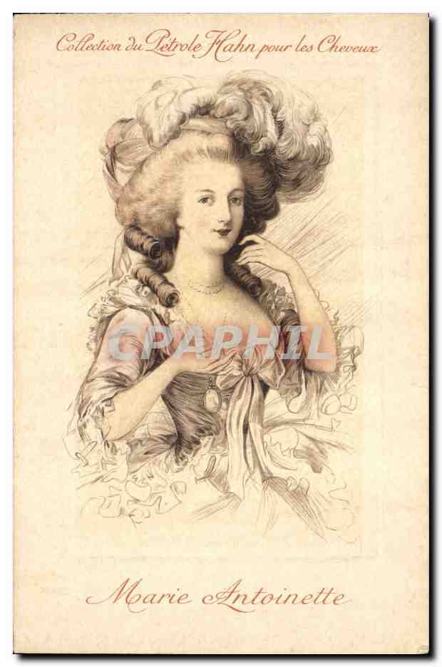 CPA Fantaisie Illustrateur Marie Antoinette Petrole Hahn Coiffure Coiffeur 
