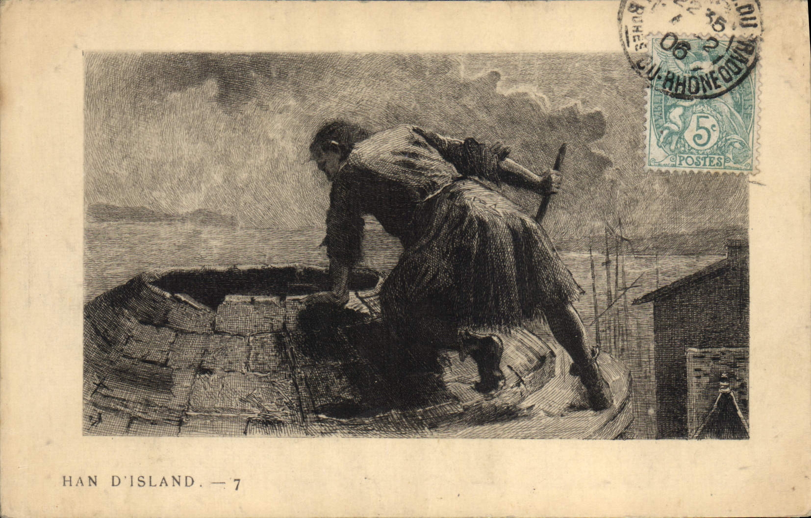 CPA Fantaisie Illustrateur Han d'Island 