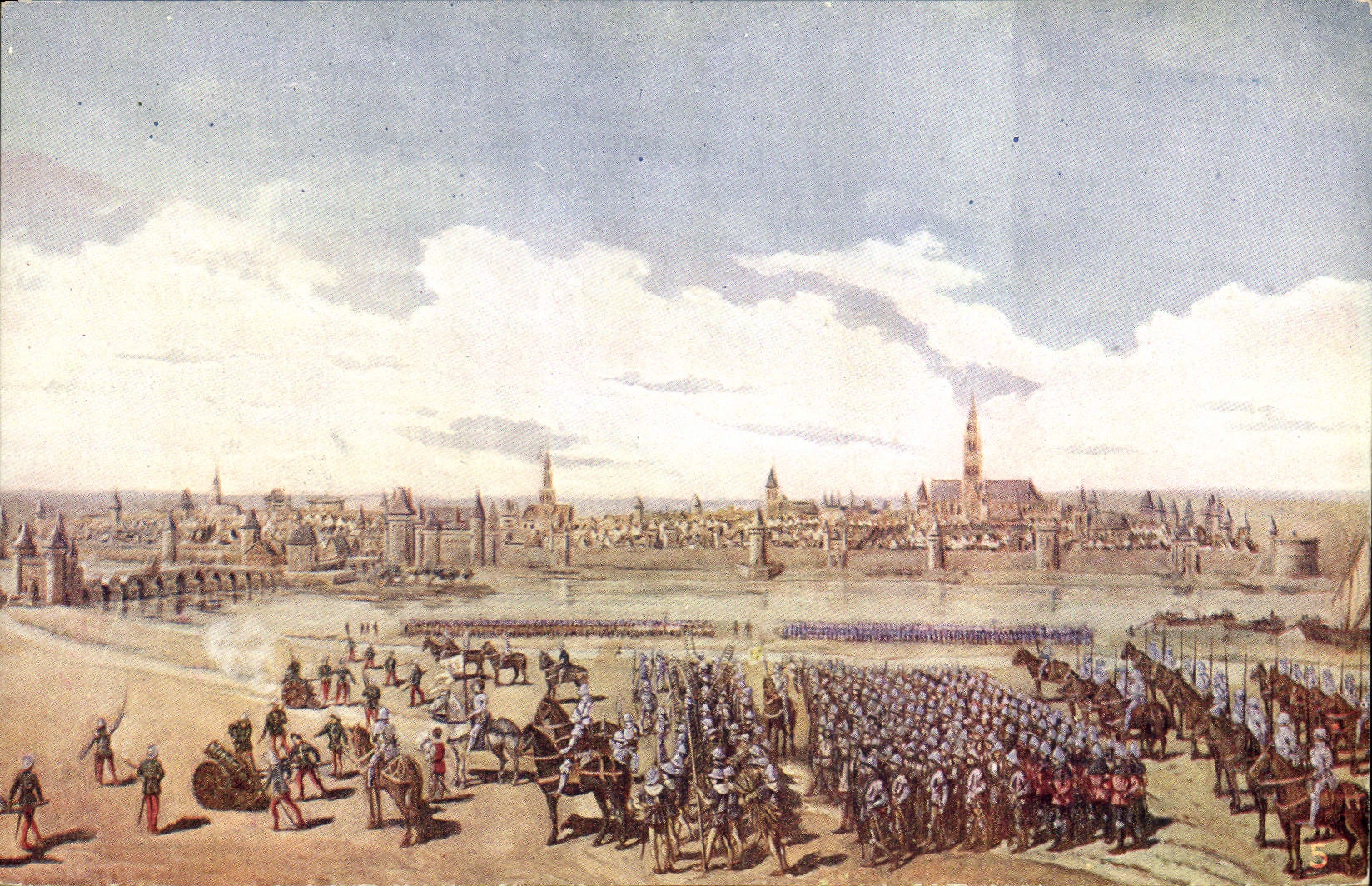 CPA Jeanne d'Arc Prise du fort et du pont des Tourelles par Jeanne 