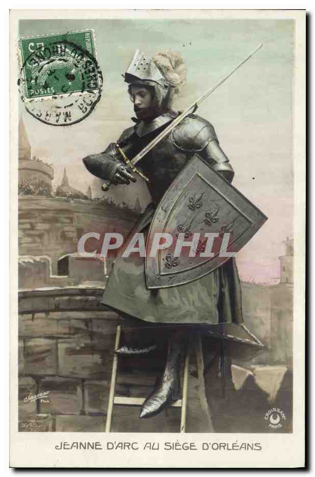 CPA Jeanne d'Arc au siege d'Orleans 
