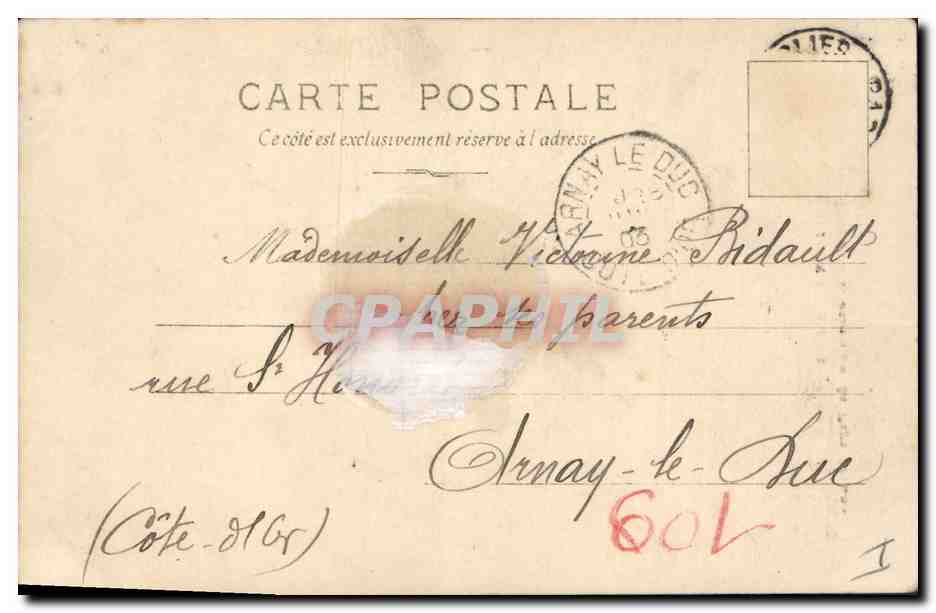 CPA Jeanne d'Arc  — Rückseite