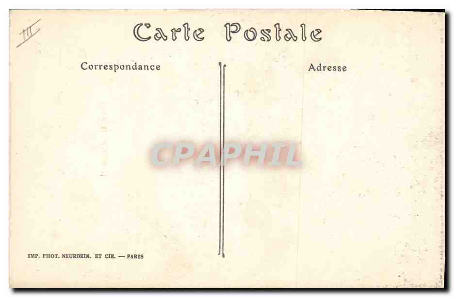 CPA Jeanne d'Arc  — Verso