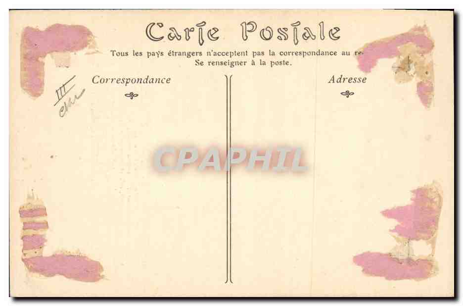 CPA Jeanne d'Arc  — Verso