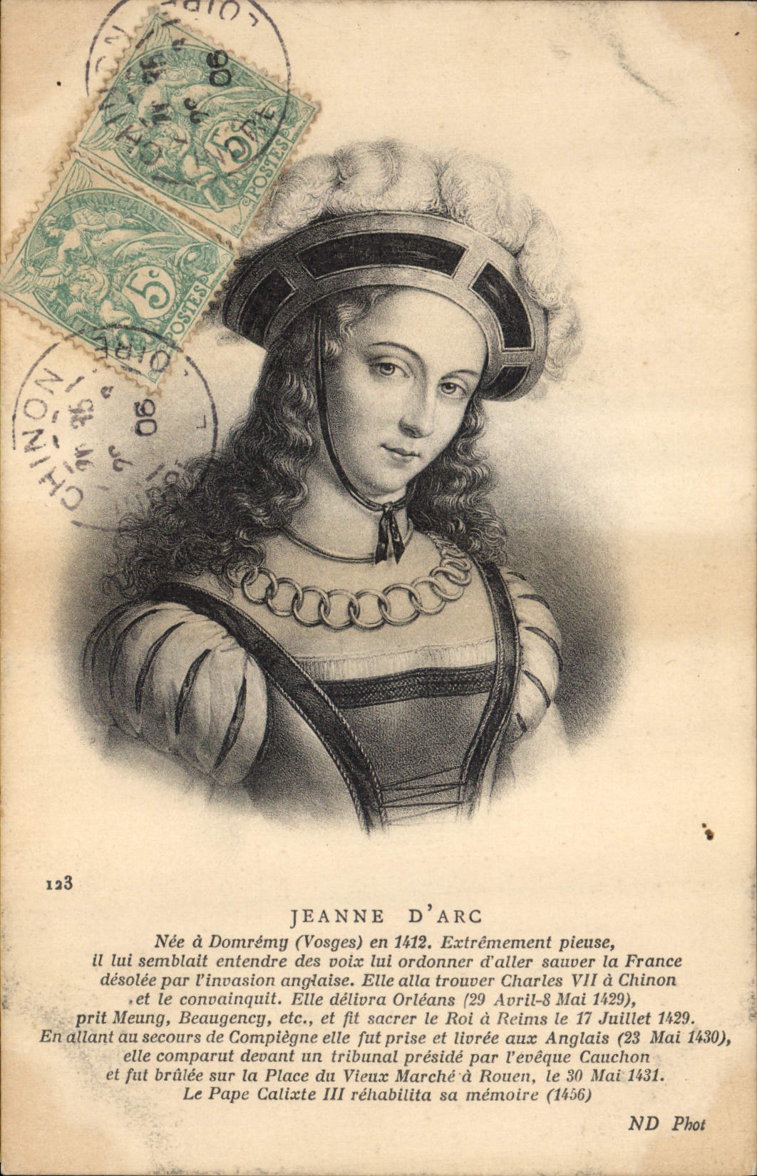 CPA Jeanne d'Arc 
