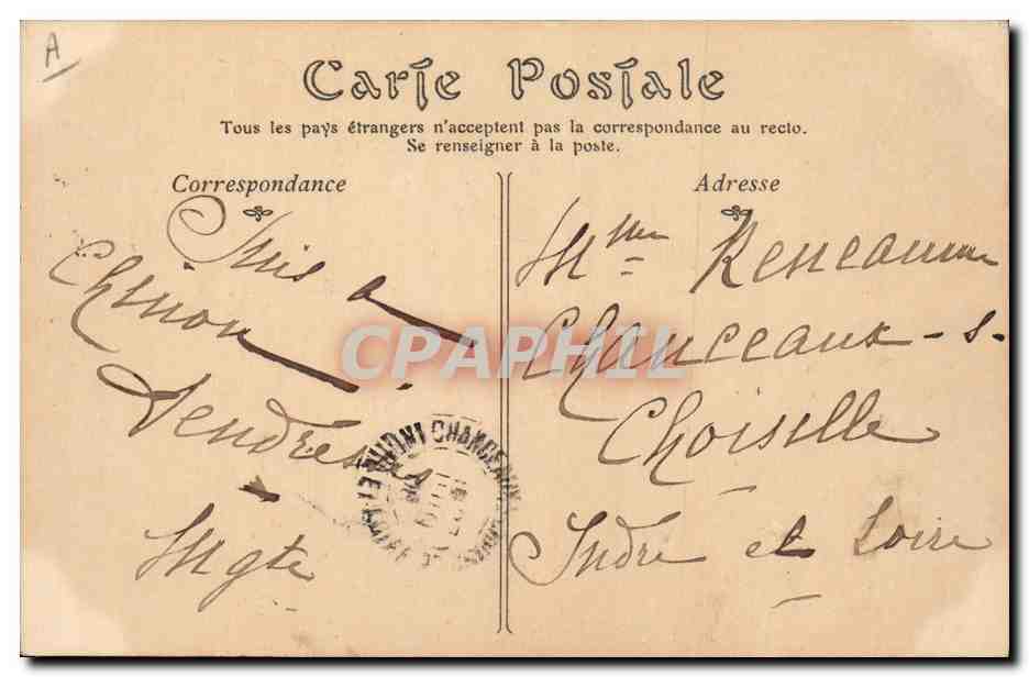 CPA Jeanne d'Arc  — Verso