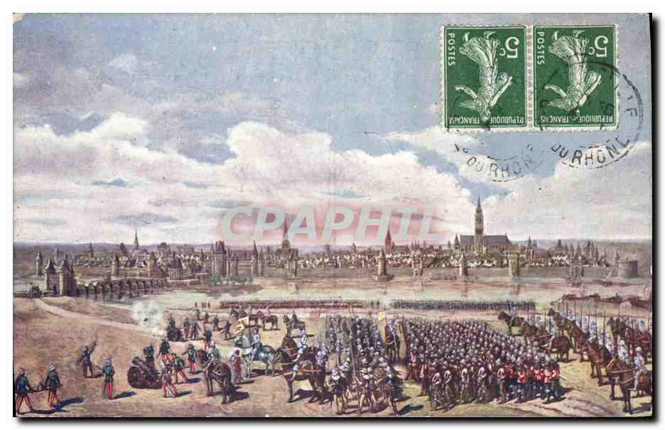 CPA Jeanne d'Arc Attaque de la Porte Saint Honore Paris 