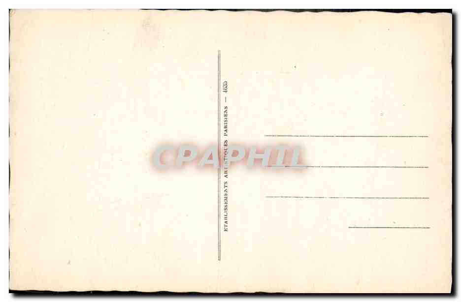 CPA Rabelais — Verso