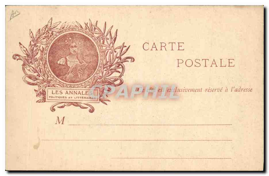 CPA Courteline Abel Hermant Rollinat — Verso