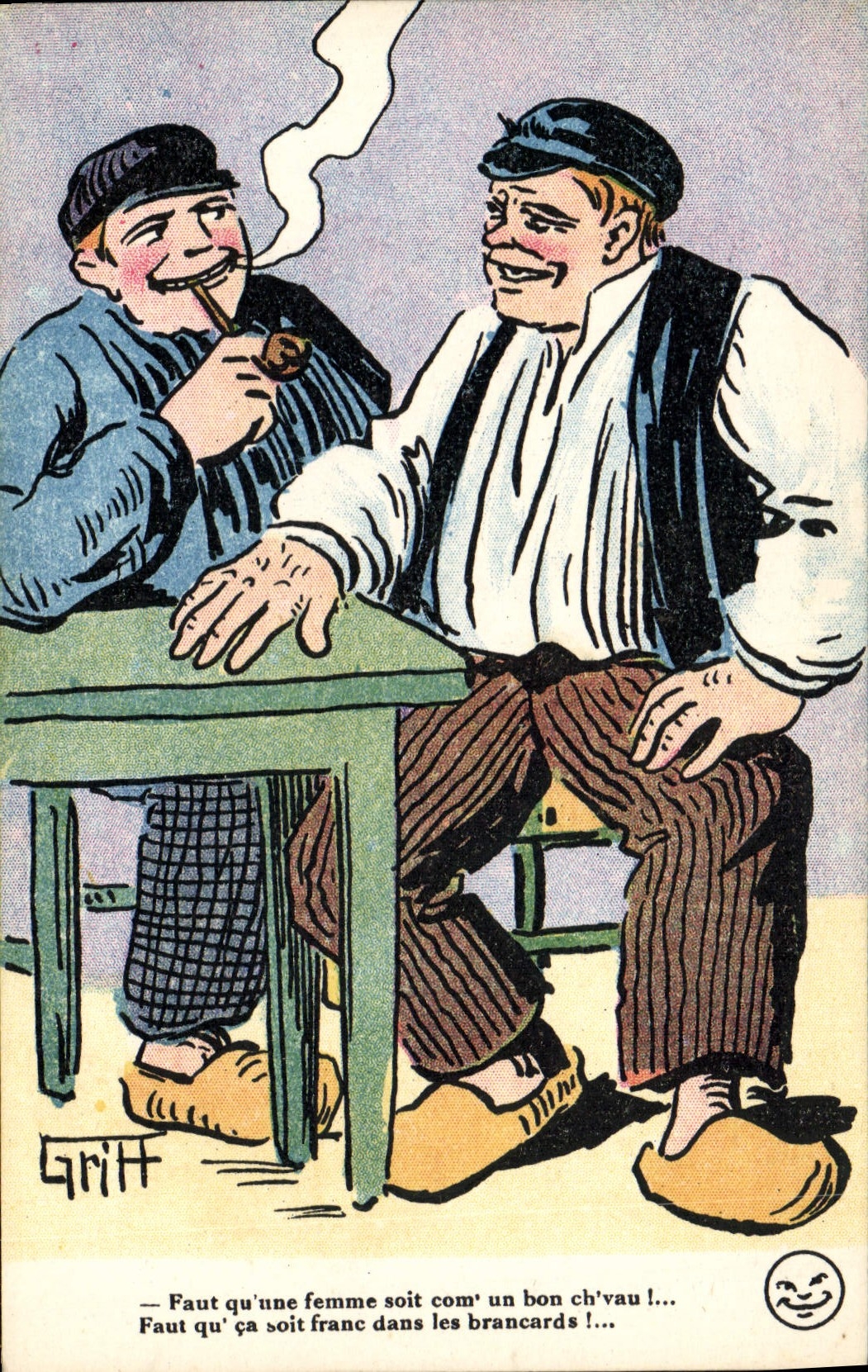 CPA Fantaisie Illustrateur Griff 