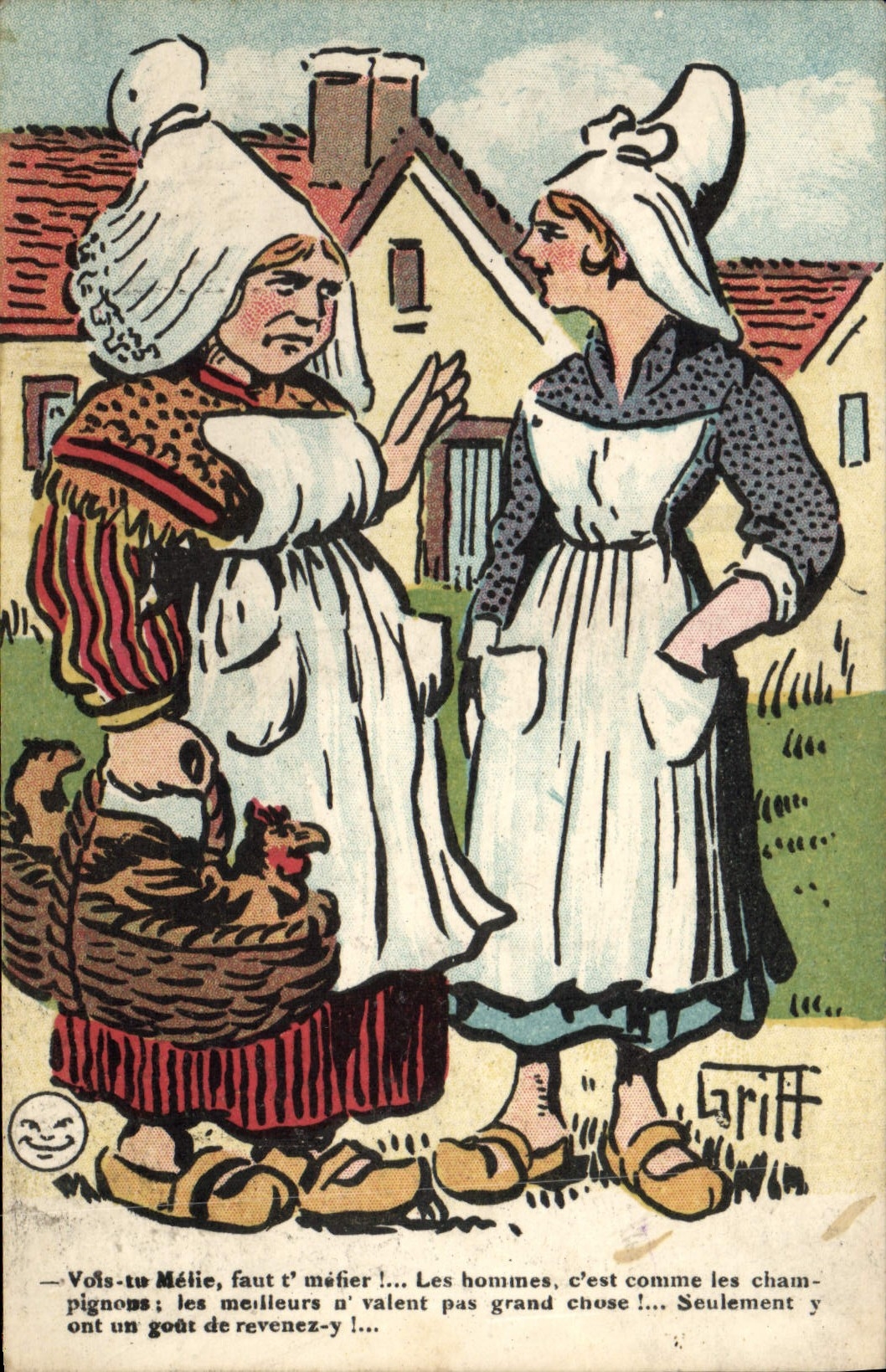 CPA Fantaisie Illustrateur Griff 