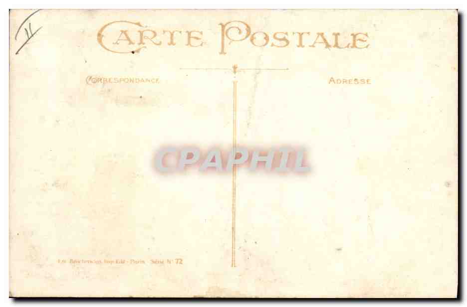 CPA Fantaisie Illustrateur Griff  — Rückseite