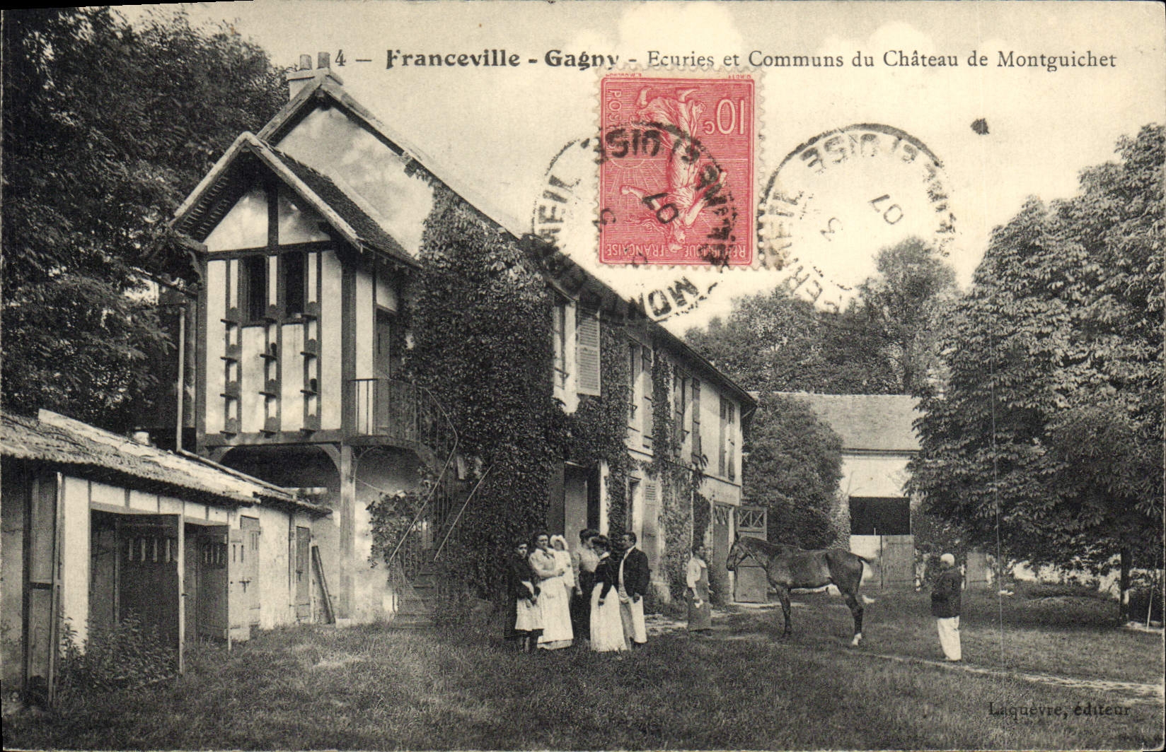Franceville - Gagny - Ecuries et Communs du Château de Montguichet — Laquèvre, éditeur