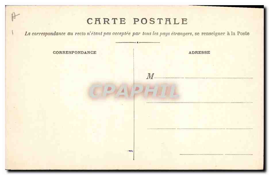 Vive Sainte Catherine — publicité pour bouquet et bonnet — éditeur F.A. n° 8 — Rückseite