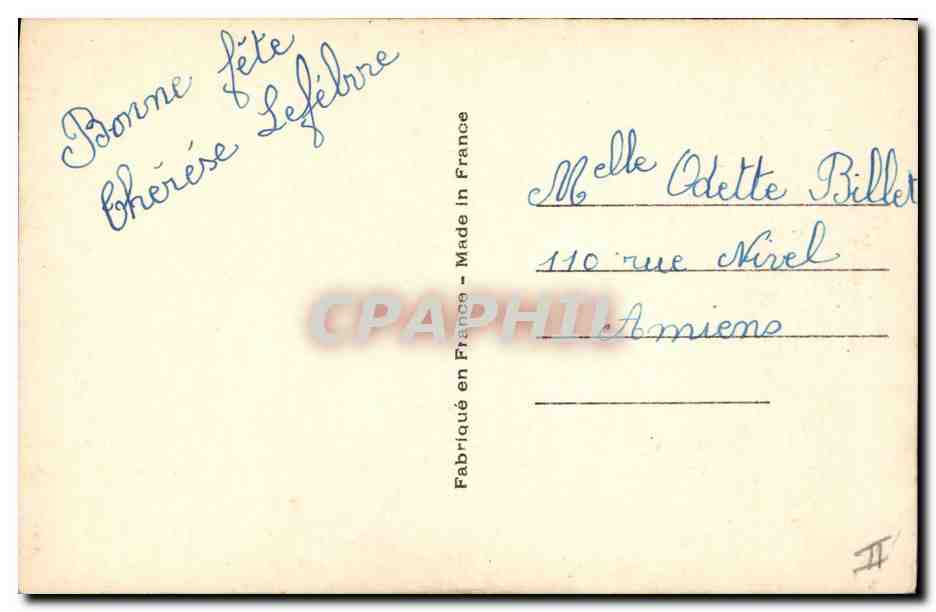CPA Fantaisie Ste Catherine  — Rückseite