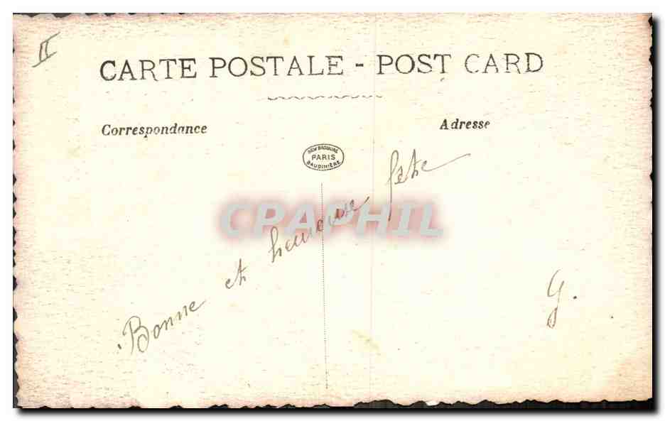 CPA Fantaisie Ste Catherine Bonne fete  — Rückseite