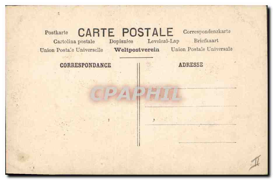 Sainte Catherine — jeune femme en costume coloré — H.K.C. n°3227 — Rückseite