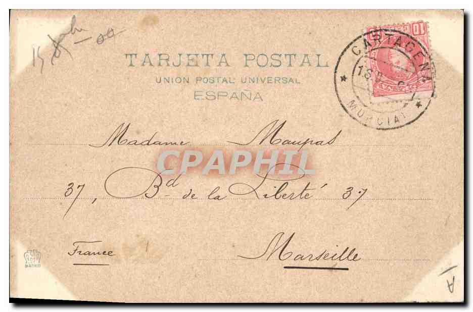 Corrida de toros — Un Quite — Hauser y Menet, Madrid, n° 702 — Reverso