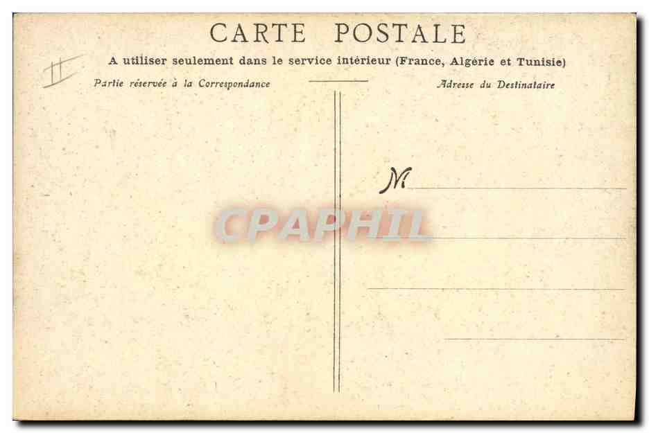CPA Bateau de Guerre Pothuau Croiseur Cuirasse  — Verso