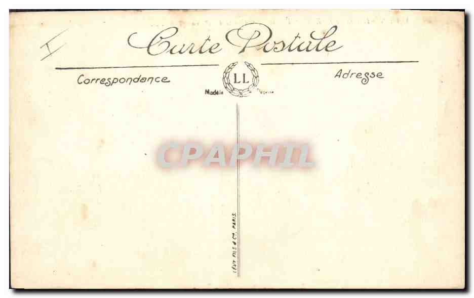 CPA Bateau de Guerre Patrie Cuirasse de 1er rang  — Verso